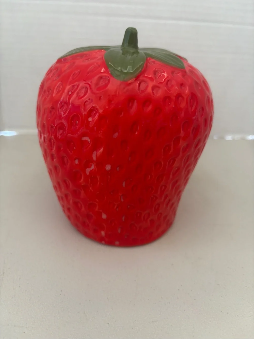 Ceramic Strawberry Small Pet Hideout